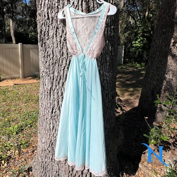 '60s Glam Peignoir SET Claire Sandra/Lucie Ann Beverly Hills Original STUNNING - Picture 4 of 17